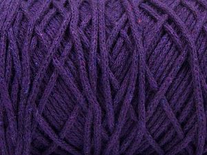 Macrame Cotton Bulky Koyu mor