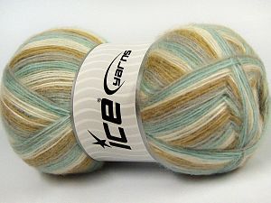 Angora Colors Mint Açık Gri Açık Kamel Krem