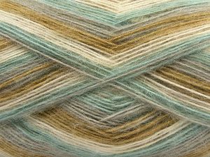 Angora Colors Mint Açık Gri Açık Kamel Krem