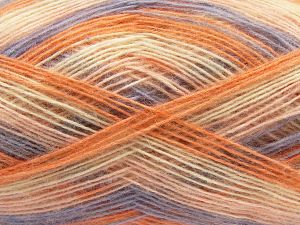 Angora Colors Turuncu Açık Pembe Açık Lila Krem