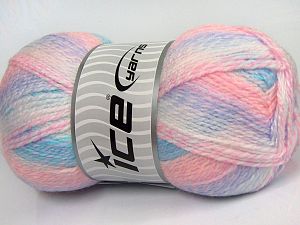 Puzzle Baby Blue, Pink, White, Lilac