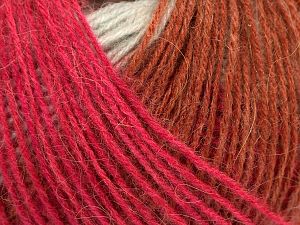 Lüks İplik Pembe Turuncu Açık Gri Bakır Bej