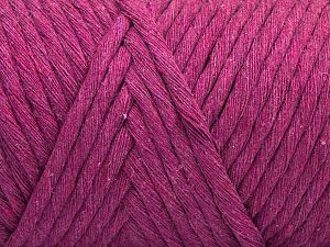 Natural Cotton Jumbo Koyu Fuşya