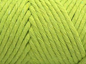 Natural Cotton Jumbo Pistachio Green