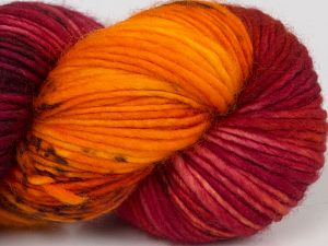 Hand Dyed Superwash Merino Turuncu lacivert Yeşil Bordo Kahverengi