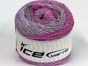 Cakes Alpaca Worsted Light Grey, Lilac Shades