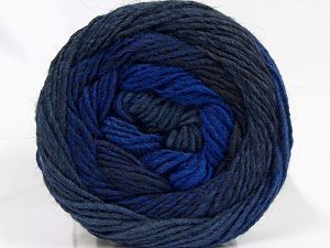 Cakes Alpaca Worsted Mor Mavi Siyah