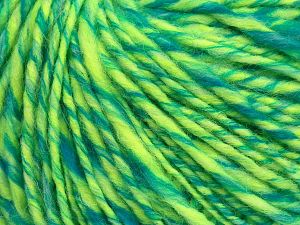 Alpaca Colors Turkuaz Neon Yeşil