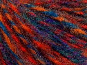Alpaca Colors Turkuaz Kırmızı Mor Altın