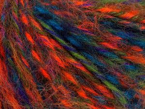 Alpaca Colors Turkuaz Mor Neon Turuncu Yeşil Siyah
