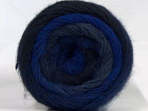Cakes Alpaca Worsted lacivert Gri Mavi Tonları