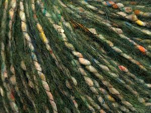 Bonbon Tweed Orman Yeşili