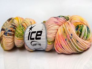 Hand Dyed Superwash Merino Gökkuşağı Krem