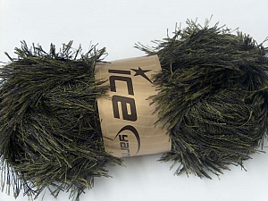 Eyelash 100gr OliveGreen, DarkNavy