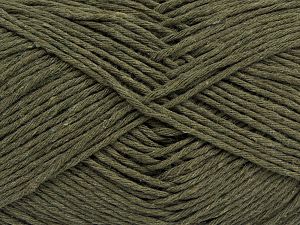 Natural Cotton Worsted Koyu Haki