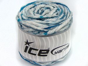 Sale Cakes Yarn Beyaz Turkuaz Tonları