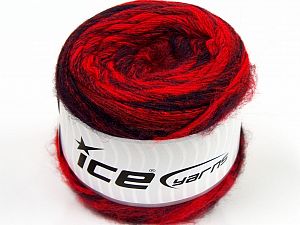 Sale Cakes Yarn Kırmızı Tonları Siyah