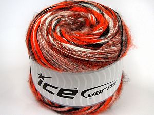 Sale Cakes Yarn Beyaz Neon Turuncu Gri Siyah