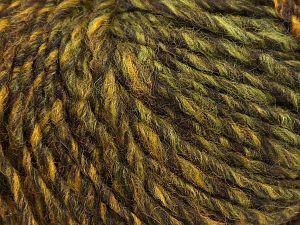 Alpaca Colors Yeşil Tonları Altın Koyu Kahverengi