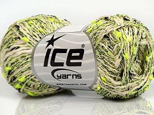 Sale Yazlık İplikler Neon Yeşil Krem Siyah