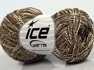 Cottonac Spiry Açık Haki Krem Kahverengi