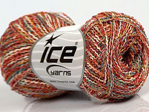 Cottonac Spiry Red, Gold, Turquoise, Cream