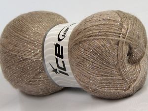 Elite Shawl Glitz Milky Brown
