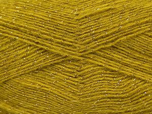 Elite Shawl Glitz Zeytin Yeşili
