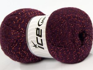Elite Shawl Glitz Koyu mor