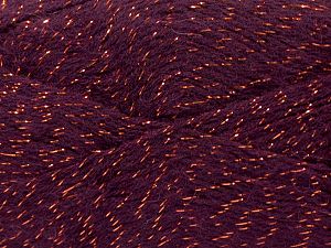 Elite Shawl Glitz Koyu mor