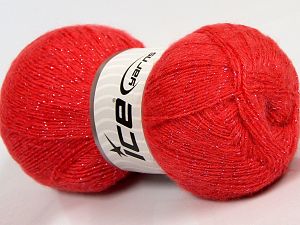 Elite Shawl Glitz Koyu Somon