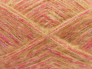 Simli İplik Gümüş Pembe Milky Brown
