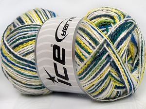 Sale Self-Striping Beyaz Yeşil Tonları Mavi Tonları