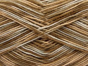 Sale Self-Striping Beyaz Kahverengi Tonları