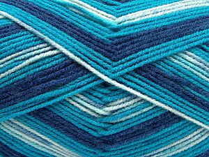 Sale Self-Striping Turkuaz Tonları