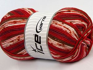 Sale Self-Striping Kırmızı Tonları