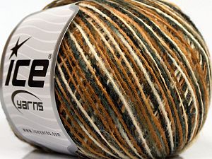 Sale Self-Striping Gri Krem Kahverengi Siyah