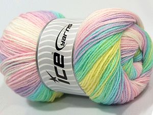 Magic Light Light Lilac, Baby Pink, White, Yellow, Mint Green