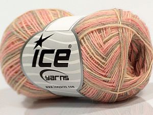 Sale Sock Yarn Pembe tonları Gri