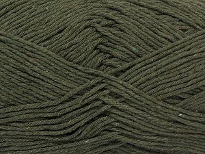 Natural Cotton Worsted Haki