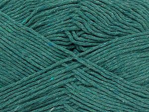Natural Cotton Worsted Light Emerald Green