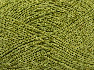Natural Cotton Worsted Pistachio Green