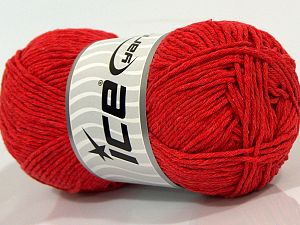 Natural Cotton Worsted Kırmızı