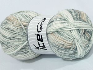 Sale Self-Striping Beyaz Gri Tonları Bej