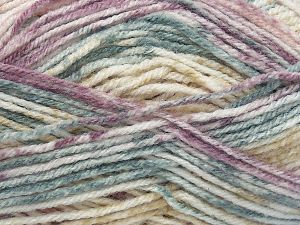 Sale Self-Striping Beyaz Mor Indigo Mavi Bej