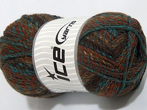 Sale Self-Striping Turkuaz Kahverengi Tonları