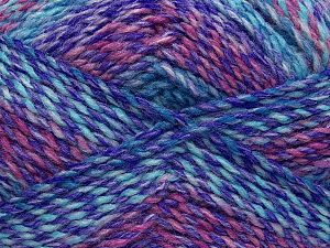 Sale Self-Striping Turkuaz Mor Orkide