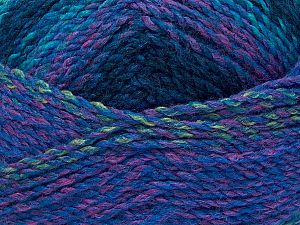 Sale Self-Striping Turkuaz Tonları Pembe Yeşil