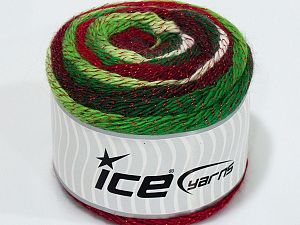 Sale Cakes Yarn Beyaz Kırmızı Yeşil