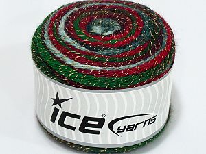Sale Cakes Yarn Kırmızı Cam Göbeği Yeşil Bordo